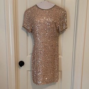 Exquisite beaded cocktail dress